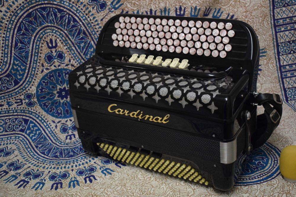 Acordeao Cardinal 4 Voz 120 Baichos, N 58