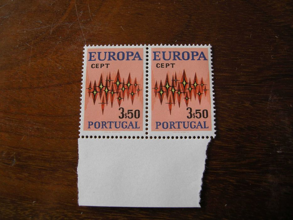Filatelia selos Portugal Europa CEPT 1972