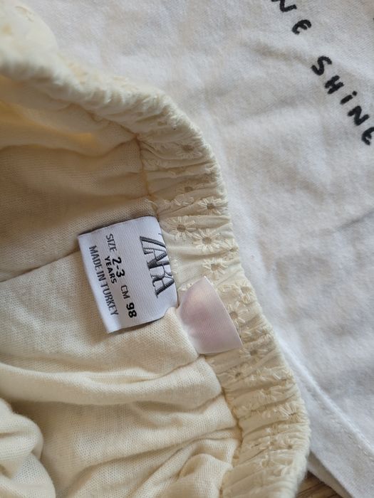 Zara nowa spódniczka plus bluzeczka 98