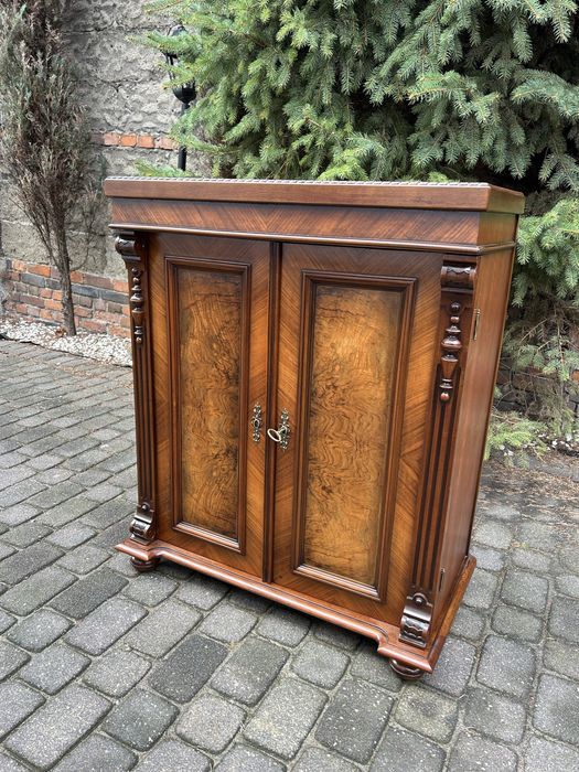 Antyczna Komoda Ekletyczna Antyk Szafka Kredens Uniakt Po Renowacji