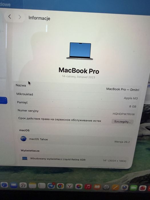 Macbook 14 pro m3