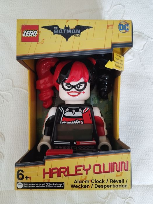 Figura da Harley Quinn Lego Batman. Despertador. Ainda na embalagem or