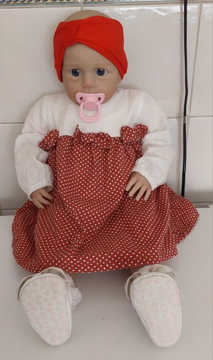 BONECA BONITA REAL REBORN MAÇIA. Casa,Quarto,Brincar,Sala,Cozinha.