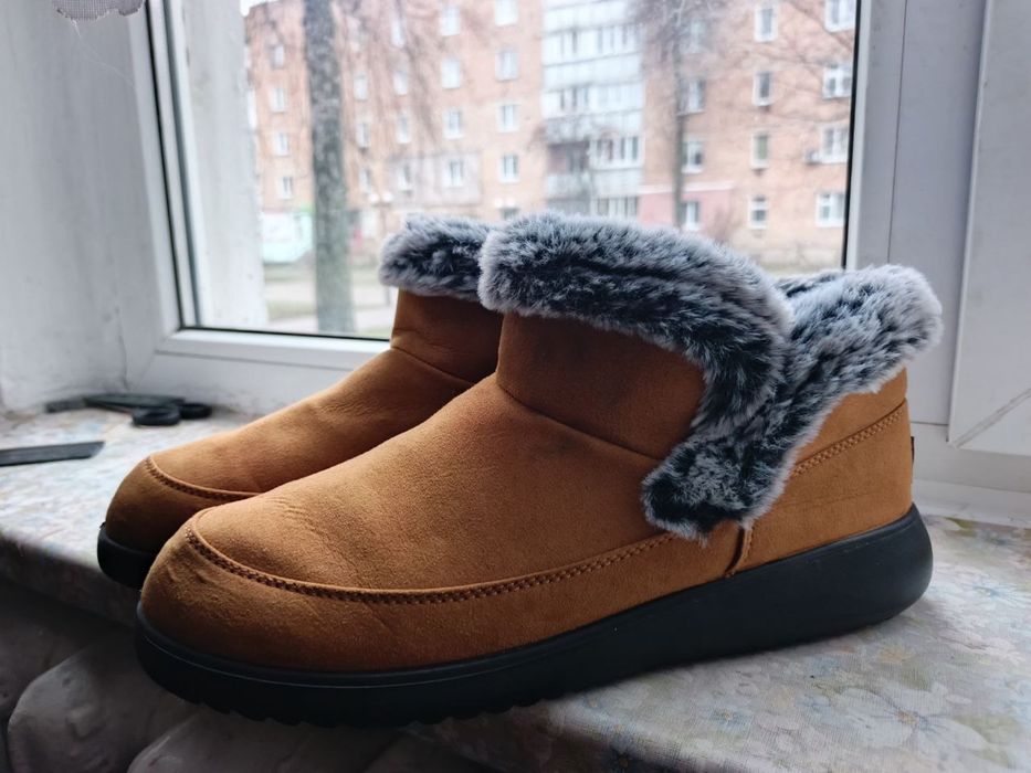 Жіночі теплі чобітки великого розміру