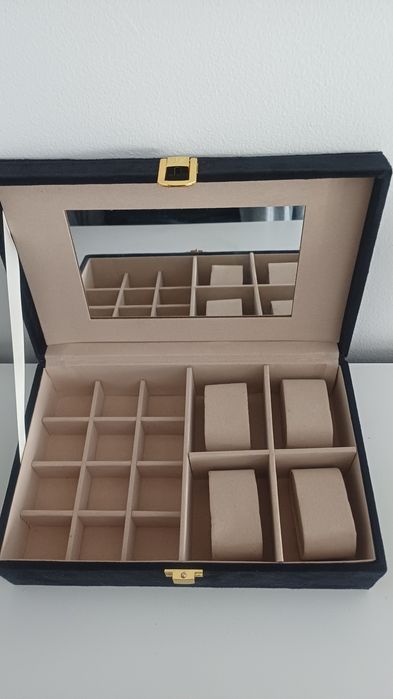 Caixa de jóias preta (nova)