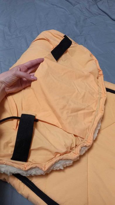 Конверт з овчини у коляску або санки