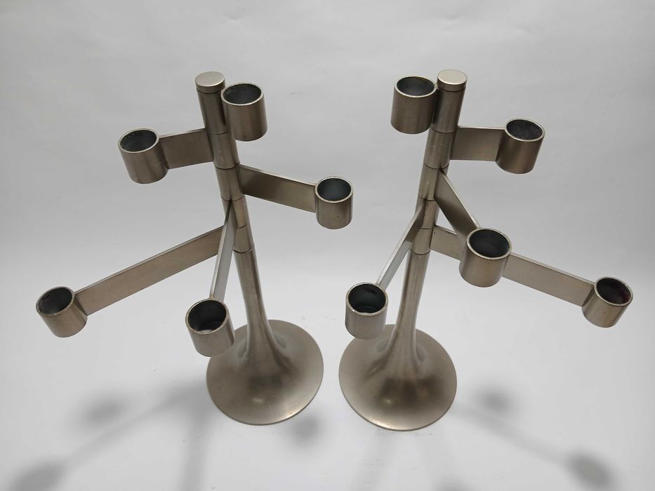 Par de castiçais - Barbarella - Design contemporâneo modernista