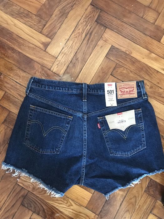 Джинсовые шорты Levis 501 размер 32: 650 грн. - Джинсовые шорты Кривой ...