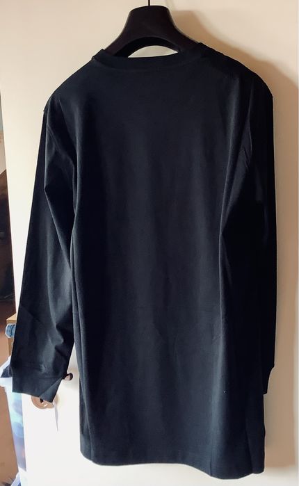 Sukienka/tunika Moschino z misiem na przodzie, czarna 38