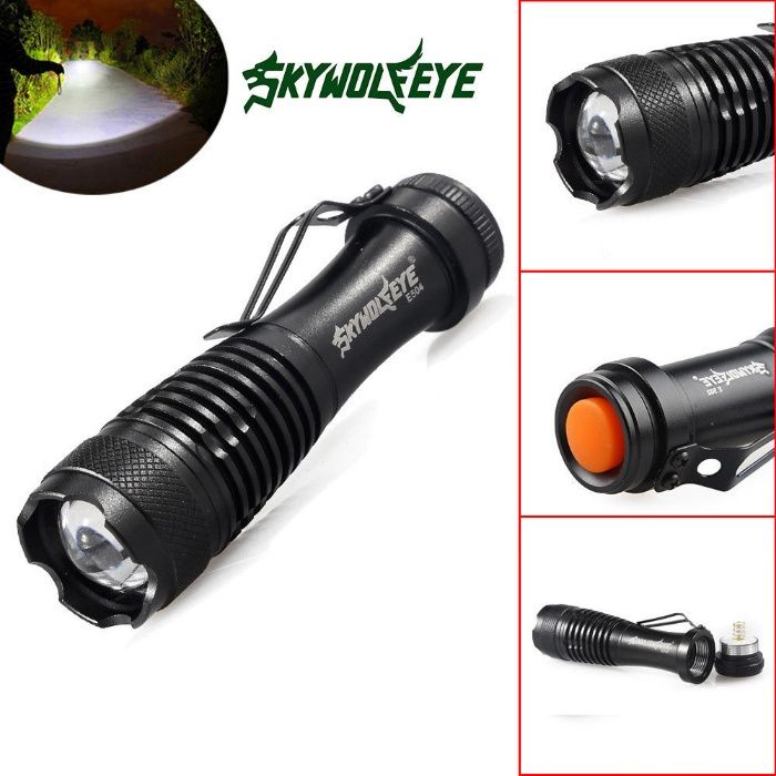 Lanterna Táctica Led Cree Sky wolfeye 6000 Lumens Police A1-Ctt Grátis