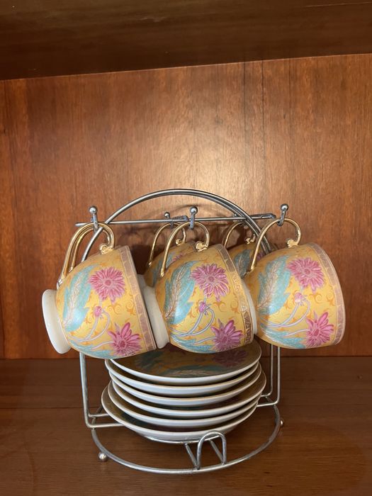 Conjunto 6 chavenas de chá64752340630401121