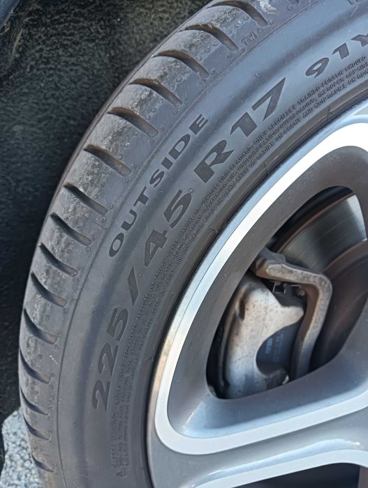 Jantes 17 Mercedes cla originais com pneus