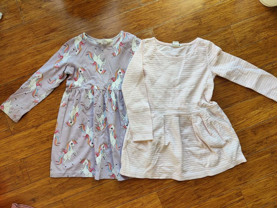 Zestaw 2 sukienek H&M r. 110