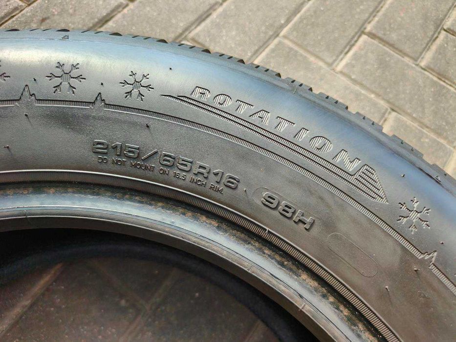 215/65 98H R16 DUNLOP Winter Sport 5 SUV 8mm 2024r Zimowe Opony 4szt Ładne