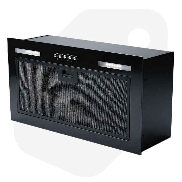 Okap podszafkowy zabudowa VDB BOX-S 60 Glass 55cm 420m3/h LED 9AH19