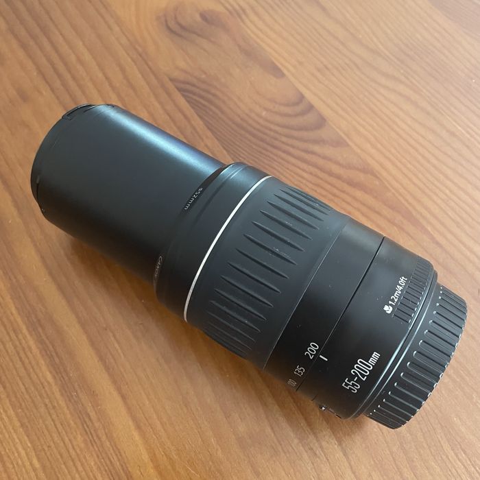 BAIXA DE PREÇO! - Objetiva CANON EF 55 - 200 mm f/4.5 - 5.6 USM