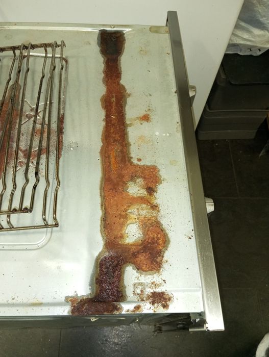 Forno elétrico avariado