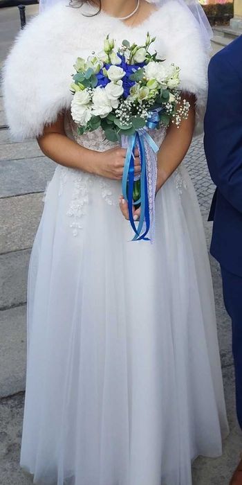 Biała suknia ślubna Flossmann