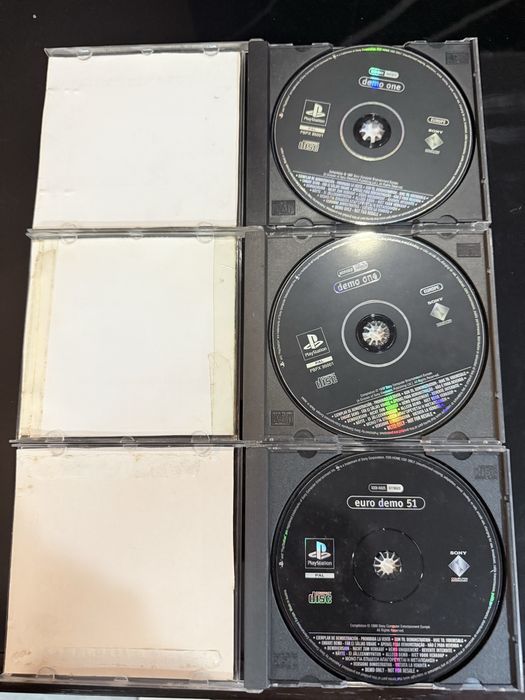 Demo 1 Playstation e oferta Jogo Sega Saturn + Jogo Ps2