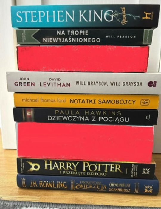 Książki 9 sztuk różne gatunki