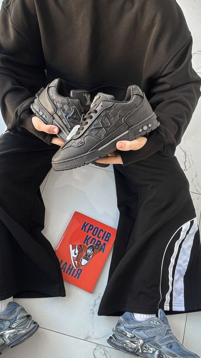 Кросівки Louis Vuitton LV Skate Sneaker Black premium