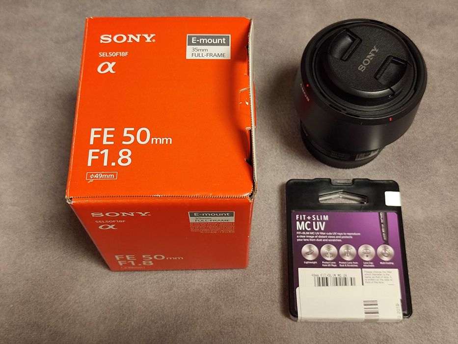 Obiektyw Sony FE 50 mm f/1.8 (model SEL50F18F)