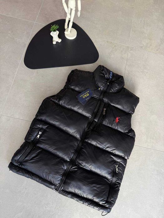 Чоловіча Безрукавка жилетка  Polo Ralph Lauren Black поло armani