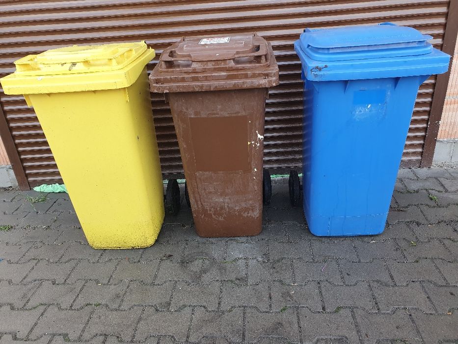 Kubeł śmietnik pojemnik na odpady 120l