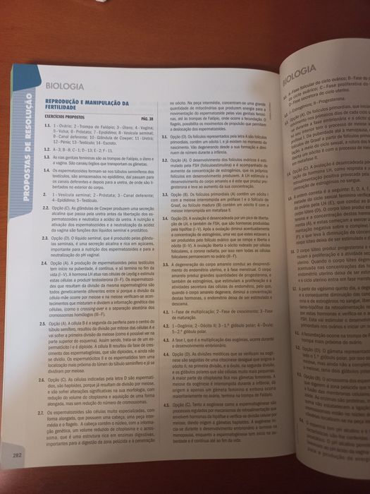 Preparação testes de biologia 12° ano