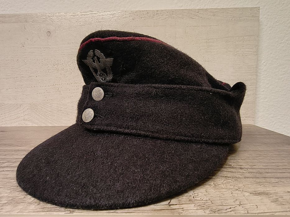 Militaria de Trincheira M 43 Boné da polícia civil da Wehrmacht