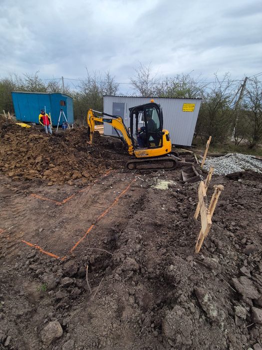 Оренда міні-екскаватора jcb8030, послуги екскаватора, земляні роботи, фото 5