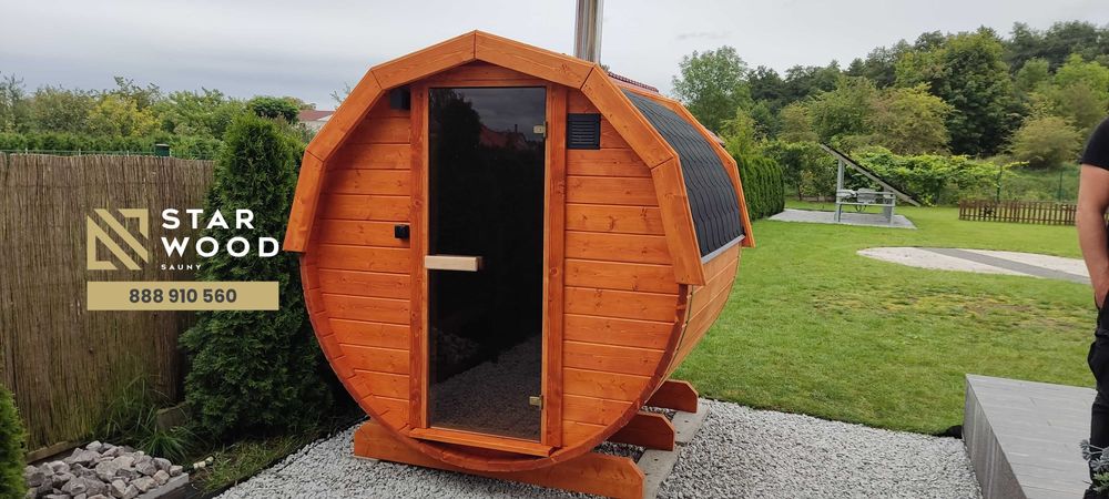 Sauny Sauna Beczka różne wymiary Producent Transport Cały Kraj