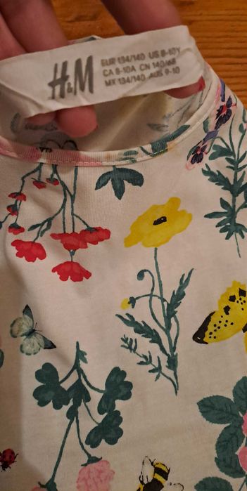 Vestido florido H&M 10 aanos