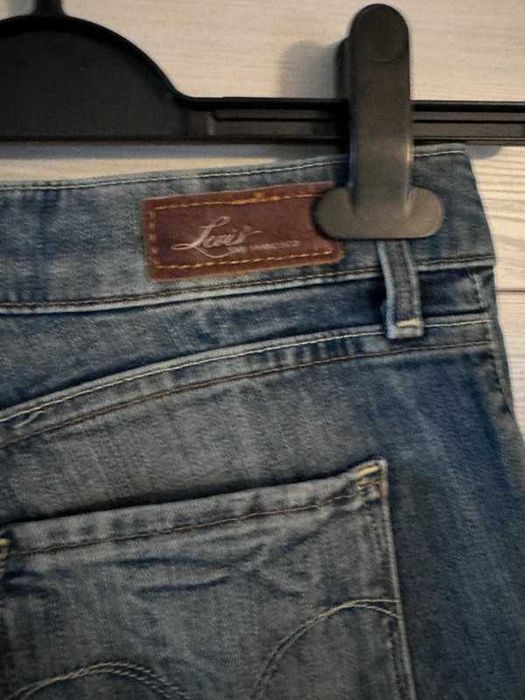 Jeansy biodrówki vintage y2k proste nogawki levi’s xs