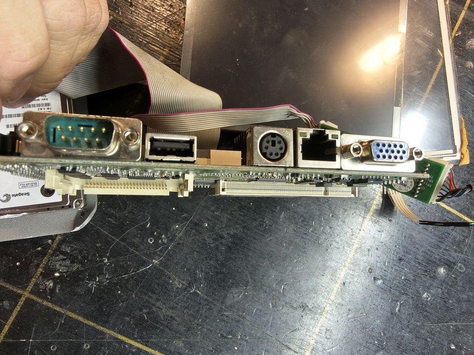 Komputer przemysłowy SBC84620 single boar computer dysk + pamiec + LCD