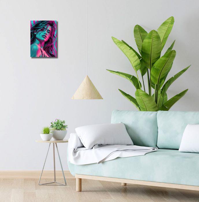 Obraz 20x30cm Neonowy Wzrok