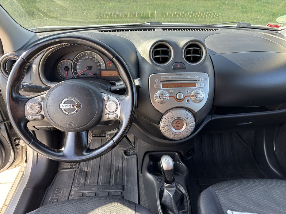Nissan Micra model K-13 1,2 benzyna 80 km, tempomat, clima, 2011r,