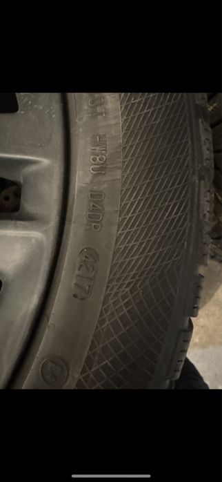 audi a6 4G felgi z oponami zimowymi 18”  continental oryginał