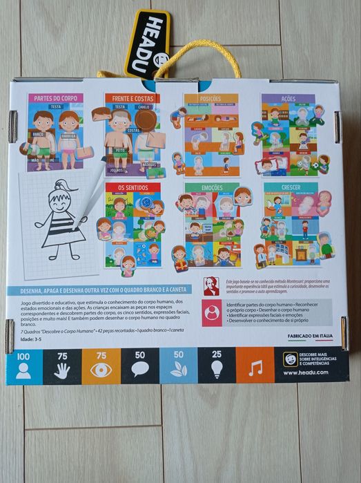 Jogo Montessori Somos Feitos assim