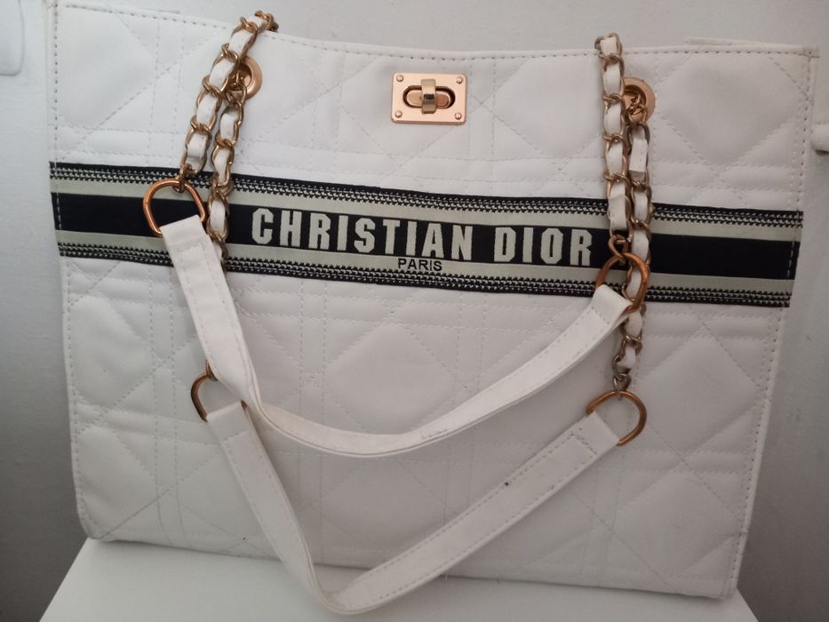 Christian Dior szoperka duża skórka