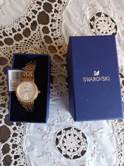 Swarovski Pendant Watch in Platinum, Swarovski, New