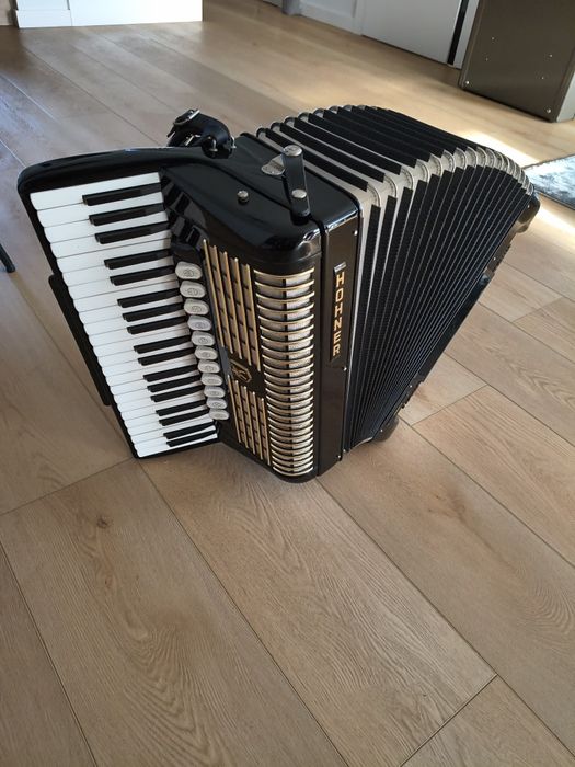 Akordeon Hohner Verdi V 120 basów 4 chóry,piękne MUSETTE,jak NOWY!!!