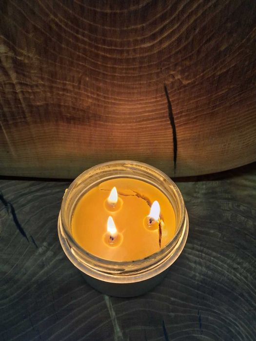 ŚWIECA świeczka z wosku pszczelego