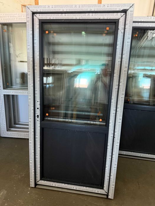 Drzwi PCV 90x210 BIAŁE ZŁOTY DĄB od ręki