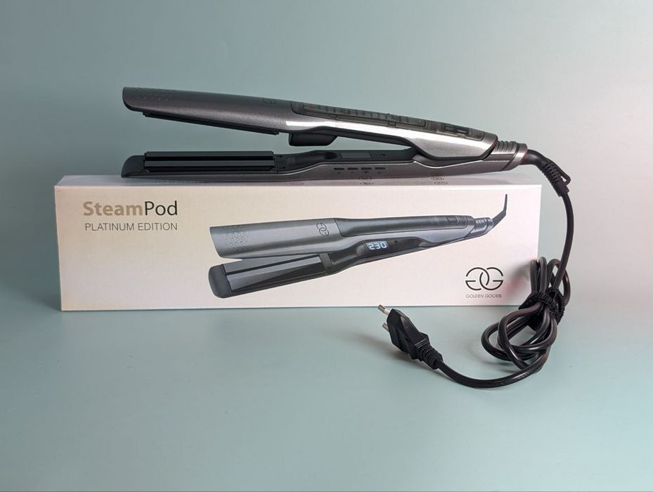 Мощный паровой выпрямитель, щипцы для завивки волос  Platinum Steampod