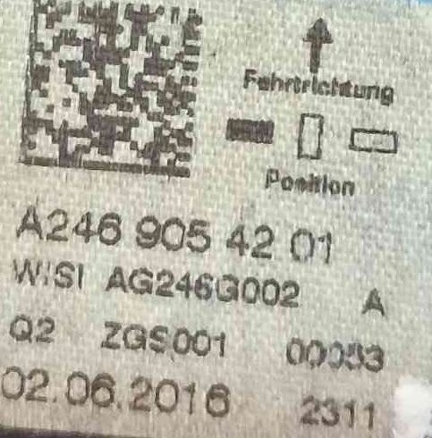 Módulo / Centralina Antena MERCEDES-BENZ A-CLASS (W176) [06.2012 -