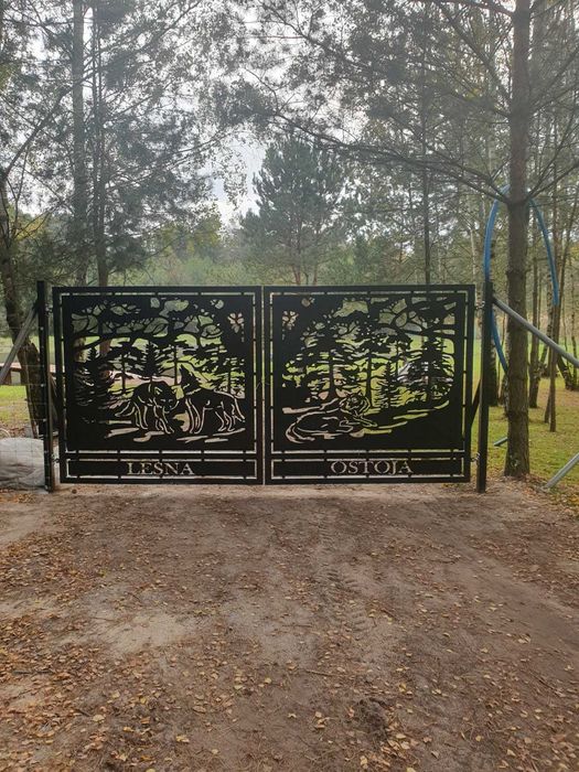 Blacha ozdobna ażurowa CNC blacha 2 MM NOWOŚĆ bramy balustrad ogrodzeń