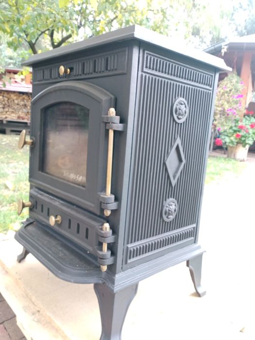 Piec żeliwny piecyk koza