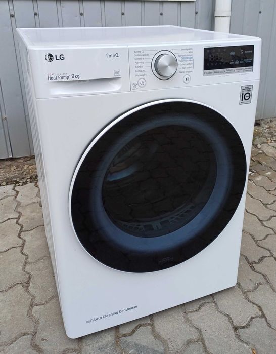 Сушильна машина 9 кг LG Dual Inverter ThinQ Heat Pump RC91V9AV4Q Korea
