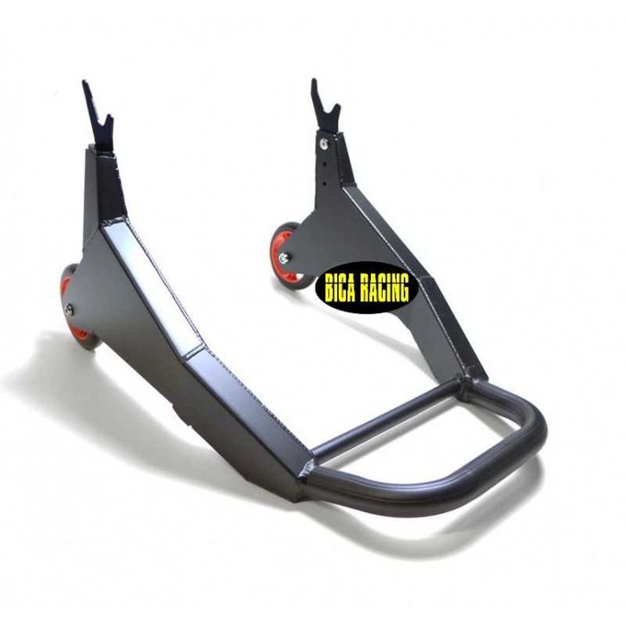 Cavalete traseiro Aluminio MOTO PRO com apoios V